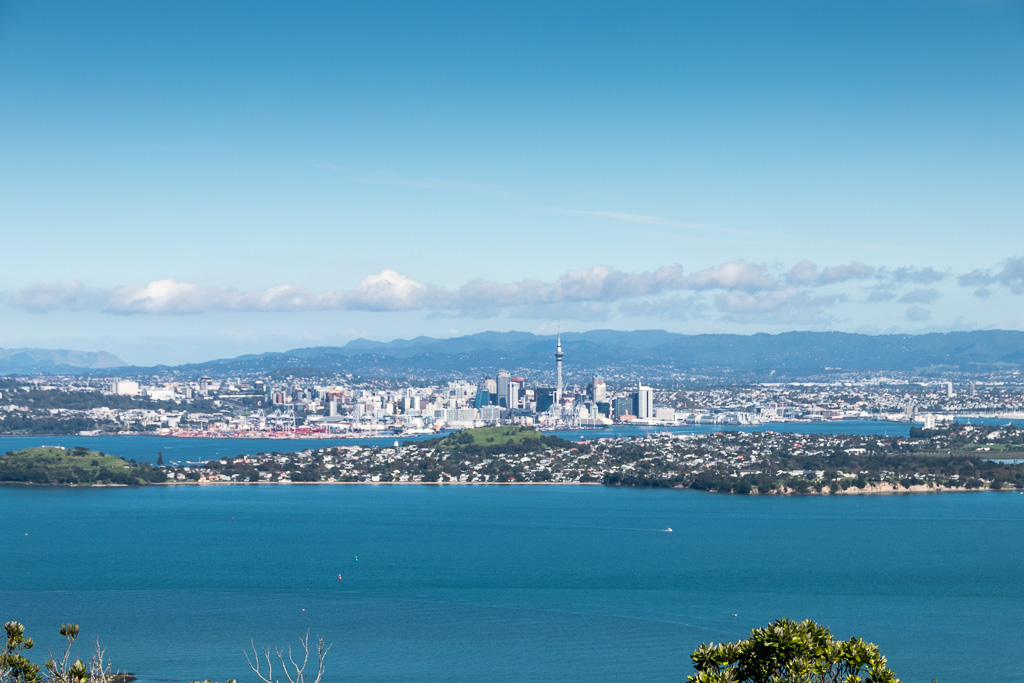 Auckland as seen from Rangitoto