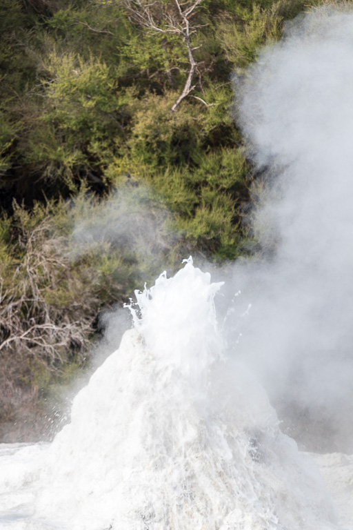 The Geyser starting to bubble