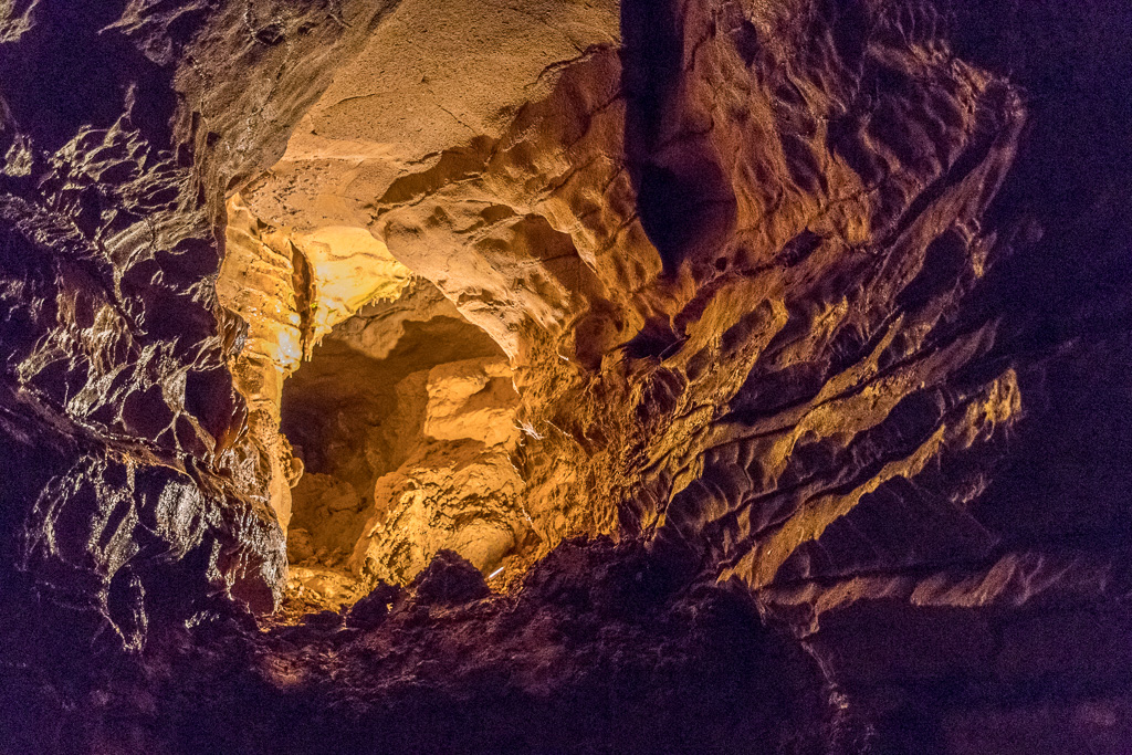 One of the many caverns inside of Ruakuri Cave